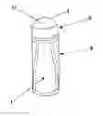 Fig. 01 - Content-reservoir/product-applicator assemblies, and packages