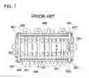Fig. 02 - Battery system with battery cells held in a stack by metal bands