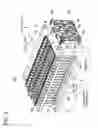 Fig. 07 - Battery system with battery cells held in a stack by metal bands