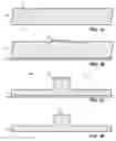 Fig. 02 - Method of making a semiconductor chip assembly with an aluminum post/base heat spreader and a silver/copper conductive trace