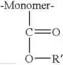 Fig. 08 - Phenyl ester side chains to increase polymer resorptivity