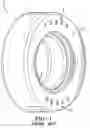 Fig. 02 - Medallion assembly secured to a tire sidewall