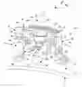 Fig. 01 - Engine mounting structure for aircraft with a rear engine attachment beam forming a spreader beam