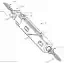 Fig. 01 - Dual axis chain support with chain pull through