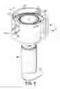 Fig. 06 - Capsule system, device and method for preparing a food liquid contained in a receptacle by centrifugation