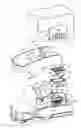 Fig. 01 - Electric device with protective closure device for contact tubes of the plug receptacle