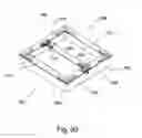 Fig. 33 - Power and data component mounted on a movable carriage and a movable cover with a damper