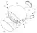 Fig. 01 - Golf club head with variable face thickness