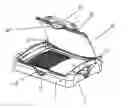 Fig. 01 - Lifting cover type frying-roasting device
