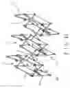 Fig. 09 - Foldable support frame assembly with scissor-linkages