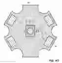 Fig. 10 - SEMICONDUCTOR CHIP ASSEMBLY WITH POST/BASE HEAT SPREADER AND CAVITY OVER POST