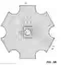 Fig. 13 - SEMICONDUCTOR CHIP ASSEMBLY WITH POST/BASE HEAT SPREADER AND CAVITY OVER POST