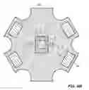 Fig. 16 - SEMICONDUCTOR CHIP ASSEMBLY WITH POST/BASE HEAT SPREADER AND CAVITY OVER POST