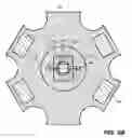 Fig. 22 - SEMICONDUCTOR CHIP ASSEMBLY WITH POST/BASE HEAT SPREADER AND CAVITY OVER POST