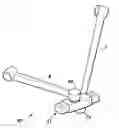 Fig. 01 - Wheel suspension system for a steerable wheel