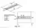Fig. 13 - First and second coplanar microstrip lines separated by rows of vias for reducing cross-talk there between