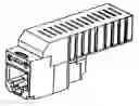 Fig. 01 - Patch panel with a motherboard for connecting communications jacks
