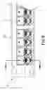 Fig. 08 - Patch panel with a motherboard for connecting communications jacks