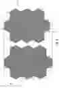 Fig. 06 - Microchannel plate (MCP) having an asymmetric packing pattern for higher open area ratio (OAR)
