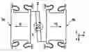 Fig. 01 - Micromechanical rotation rate sensor with a coupling bar and suspension spring elements for quadrature suppression