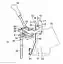 Fig. 01 - UPTURNING DEVICE FOR OPERATION LEVER MOUNTING BODY OF WORK MACHINE