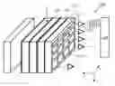 Fig. 01 - Radiation detector with multiple electrodes on a sensitive layer