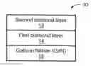 Fig. 01 - Gallium nitride layer with diamond layers