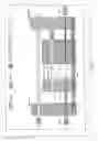 Fig. 45 - Integrated circuit including cross-coupled transistors having gate electrodes formed within gate level feature layout channels with four inside positioned gate contacts having offset and aligned relationships