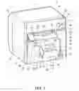 Fig. 02 - Adjustable tray for printer having cutter