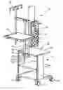 Fig. 01 - Coupling device of a transport cart with a structure of a supply panel for medical applications