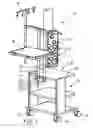 Fig. 02 - Coupling device of a transport cart with a structure of a supply panel for medical applications