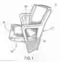 Fig. 02 - Back supporting sling for stadium seating