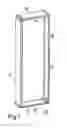 Fig. 02 - Attachment part for a cabinet, in particular an electrical switchgear cabinet for an electrical service distribution panel and an electrical switchgear cabinet