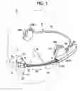 Fig. 02 - Wearable display unit, headphones and system provided with these