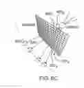 Fig. 09 - Use of ray tracing for generating images for auto-stereo displays