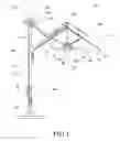 Fig. 02 - Outdoor umbrella with built-in electro control panel