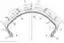 Fig. 01 - Pneumatic tire for motorcycle having center, intermediate and shoulder rubber