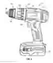 Fig. 10 - Power tool chuck assembly with hammer mechanism