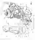 Fig. 03 - Snowthrower belt-driven chute rotation system