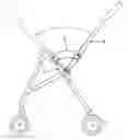 Fig. 01 - Stroller part assembly for a reversible handle stroller