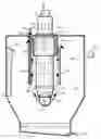 Fig. 01 - Single burner snow melter capable of a snow start operation