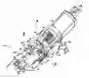 Fig. 01 - Locking mechanism for pneumatic differential engine for power-operated doors