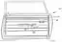 Fig. 01 - COVERED DOOR PANEL HAVING AN APERTURE AND METHOD OF MANUFACTURING SAME