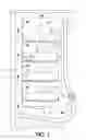Fig. 02 - Removable air-baffle structure for refrigerated display cases with open shelving