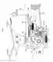 Fig. 26 - Brake operation structure and brake/differential-lock operation structure