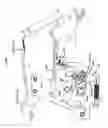Fig. 31 - Brake operation structure and brake/differential-lock operation structure