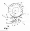 Fig. 04 - Apparatus and method for drawing in flat material pieces and in-register transportation of the flat material pieces
