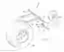 Fig. 02 - Suspension arrangement for rear castered wheels on a work machine