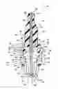 Fig. 01 - Spark plug having a plastic upper insulator and method of construction