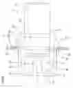 Fig. 19 - Relay connector, mounting structure of relay connector and chassis, and mounting structure of relay connector and discharge tube